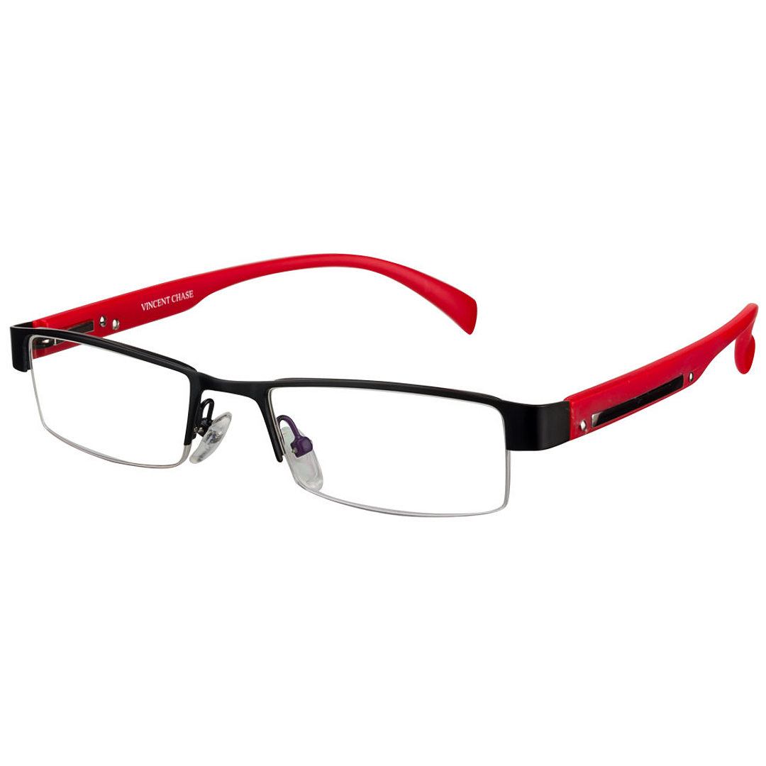 Vincent Chase Online Red Half Rim Rectangle right side
