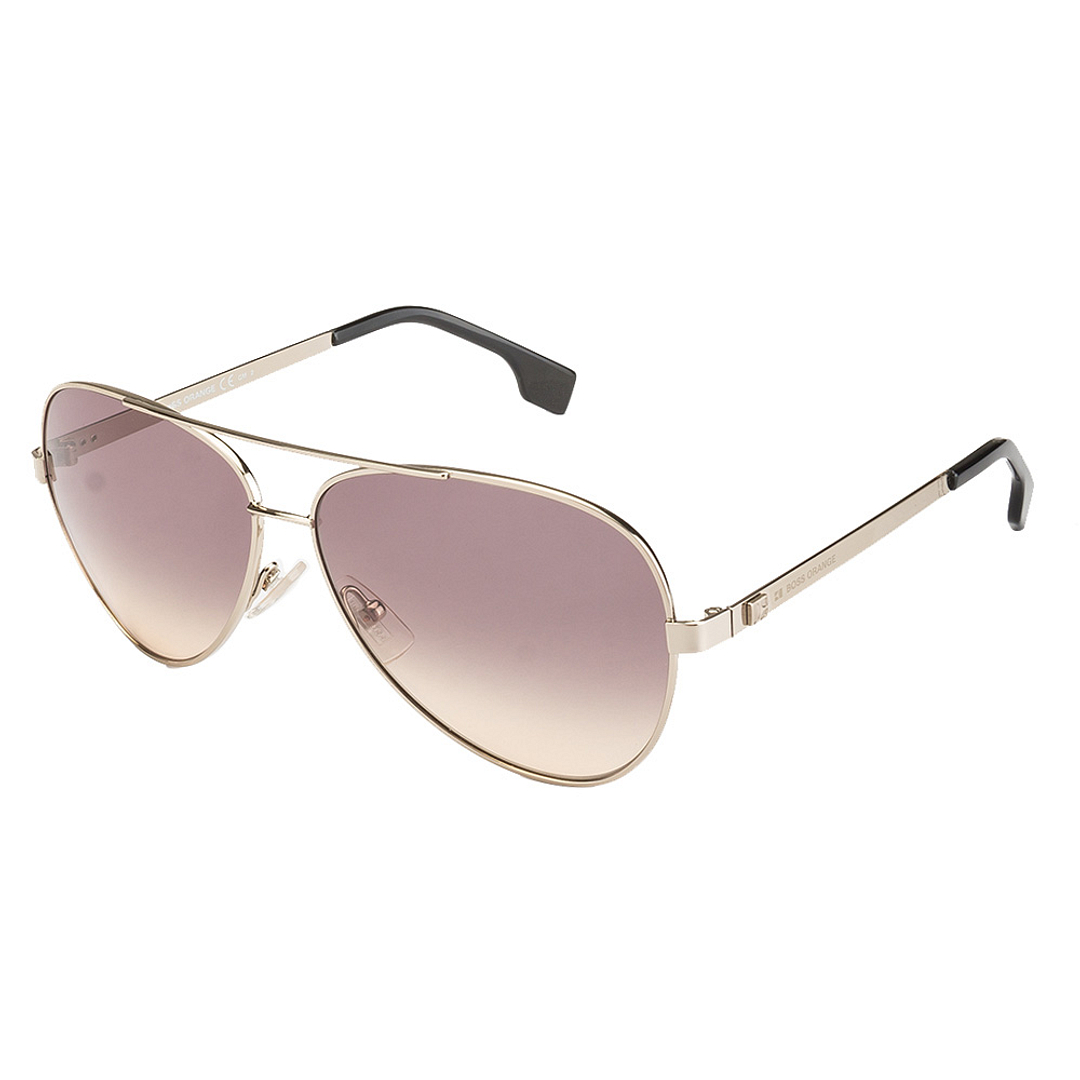 BRANDED Gold Full Rim Aviator right side