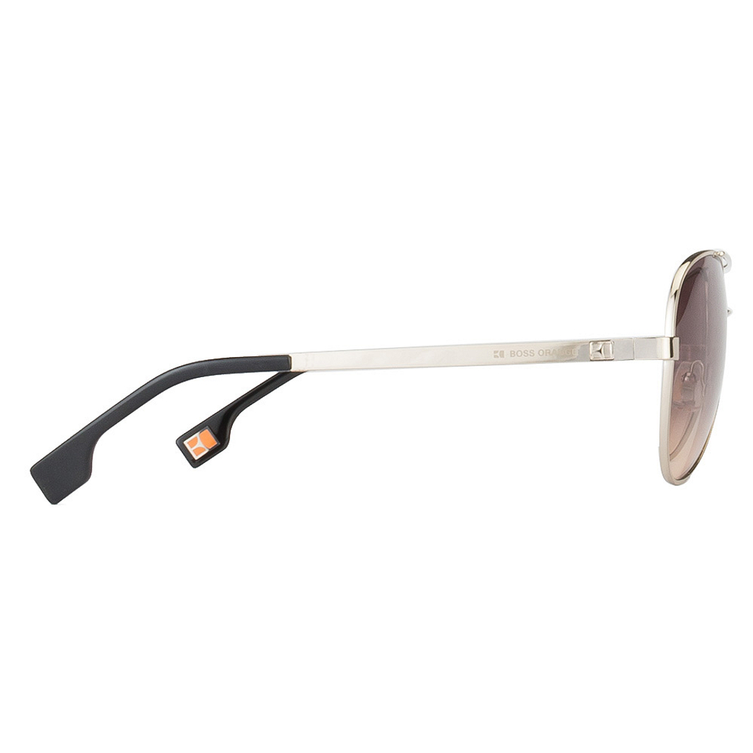 BRANDED Gold Full Rim Aviator right side