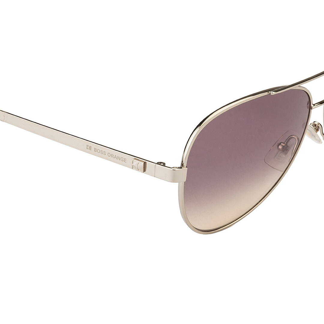 BRANDED Gold Full Rim Aviator left side