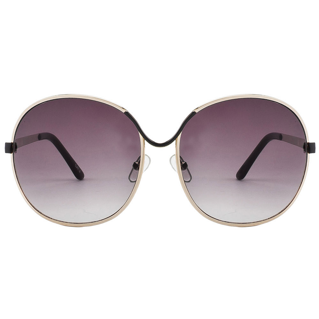 BRANDED Gold Full Rim Round left side