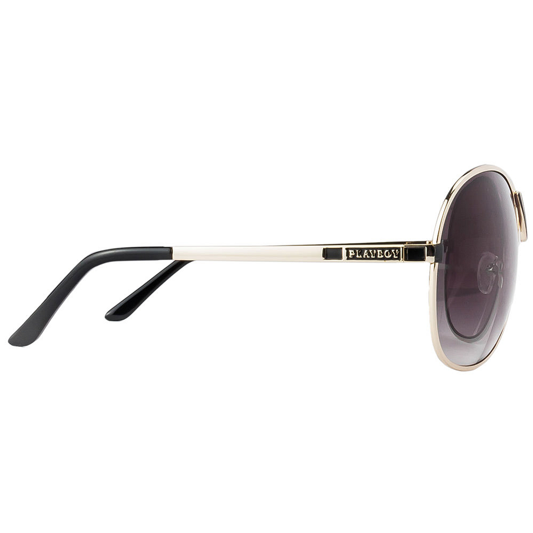 BRANDED Gold Full Rim Round left side
