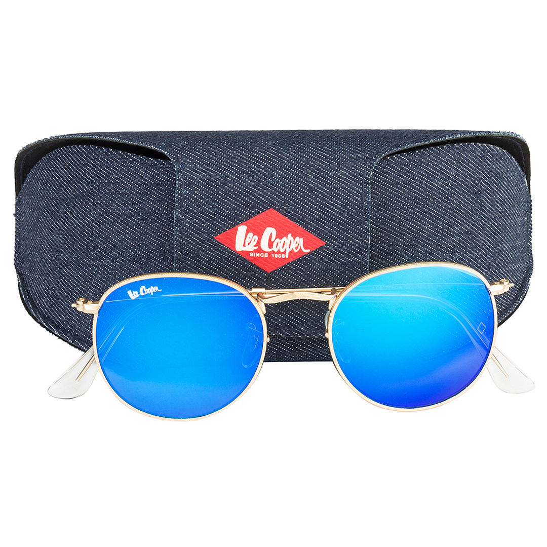 Lee Cooper Gold Full Rim Round left side
