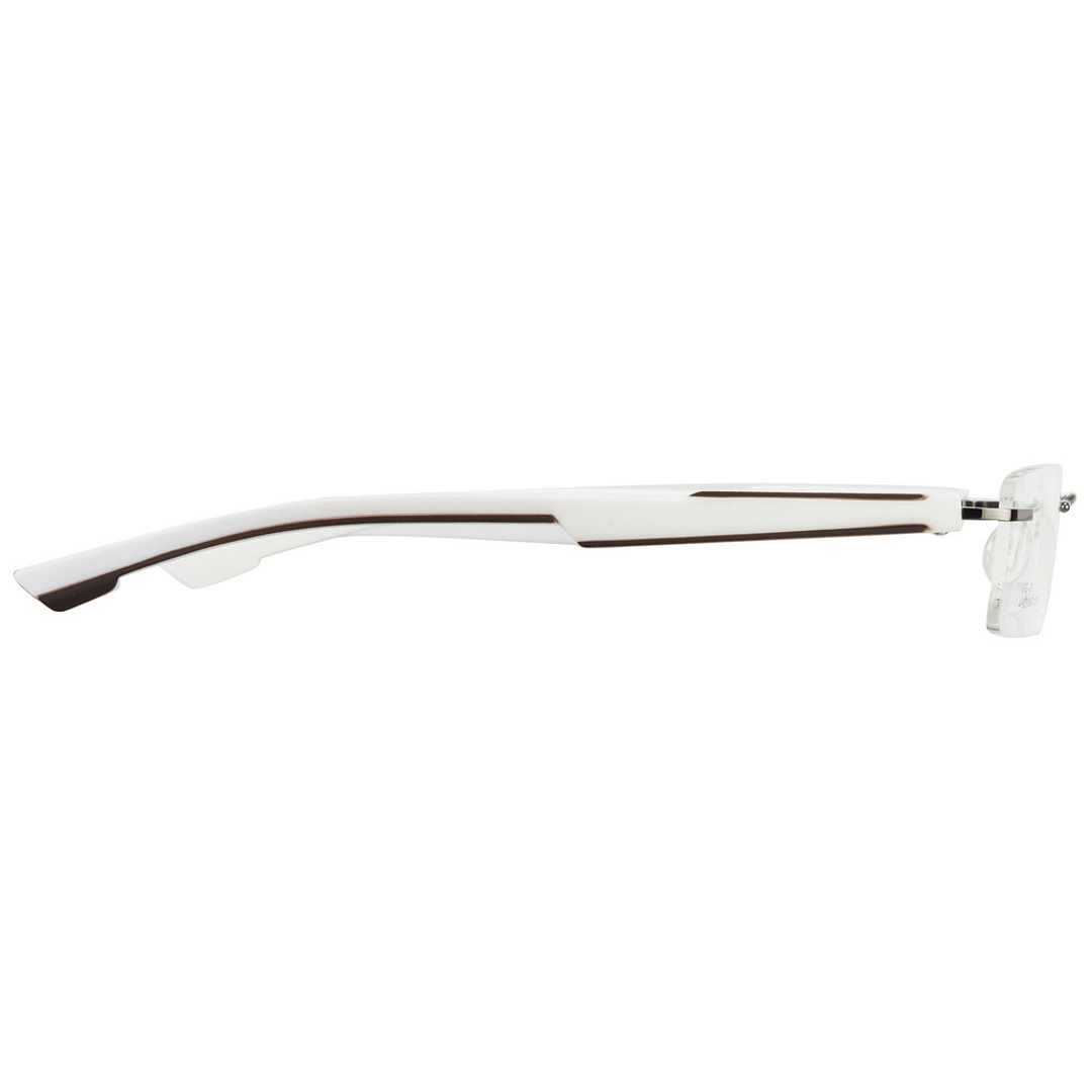 Lenskart Air Online Light Gunmetal Rimless Rectangle right side