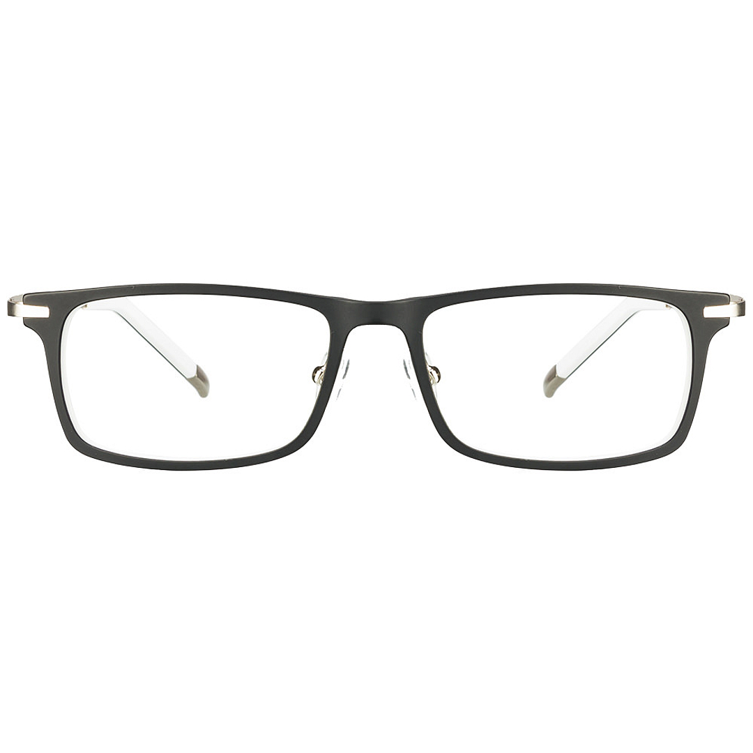 BRANDED Black Full Rim Rectangle left side
