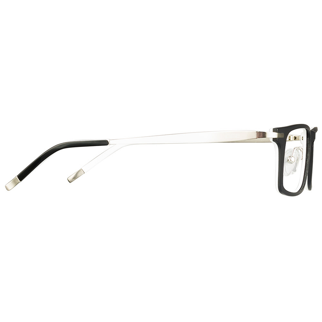 BRANDED Black Full Rim Rectangle left side