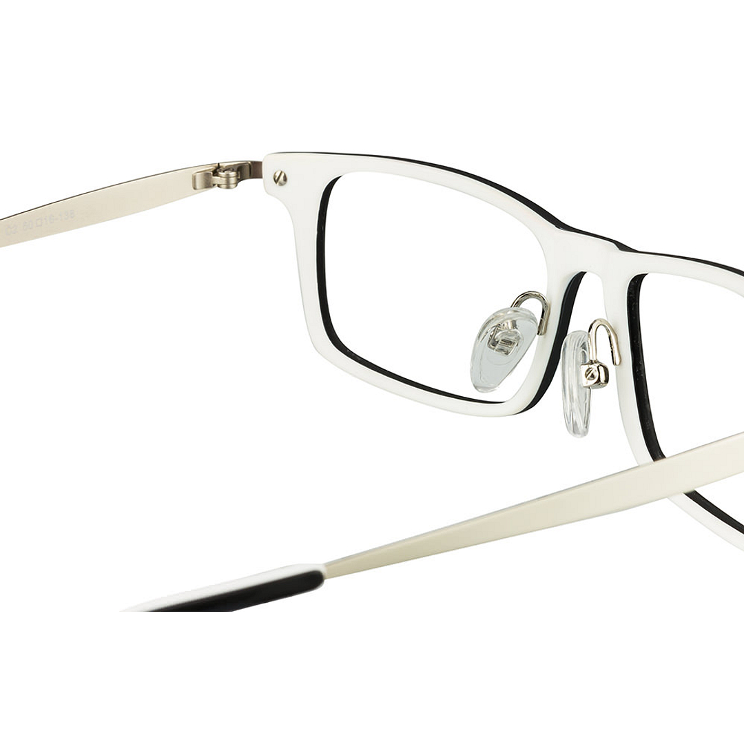 BRANDED Black Full Rim Rectangle left side