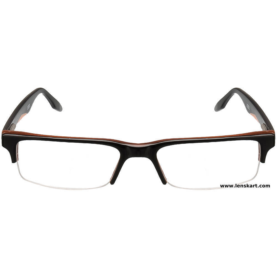 Vincent Chase Online Black Half Rim Rectangle right side