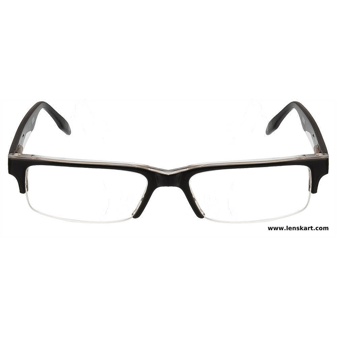 Vincent Chase Online Black Half Rim Rectangle right side