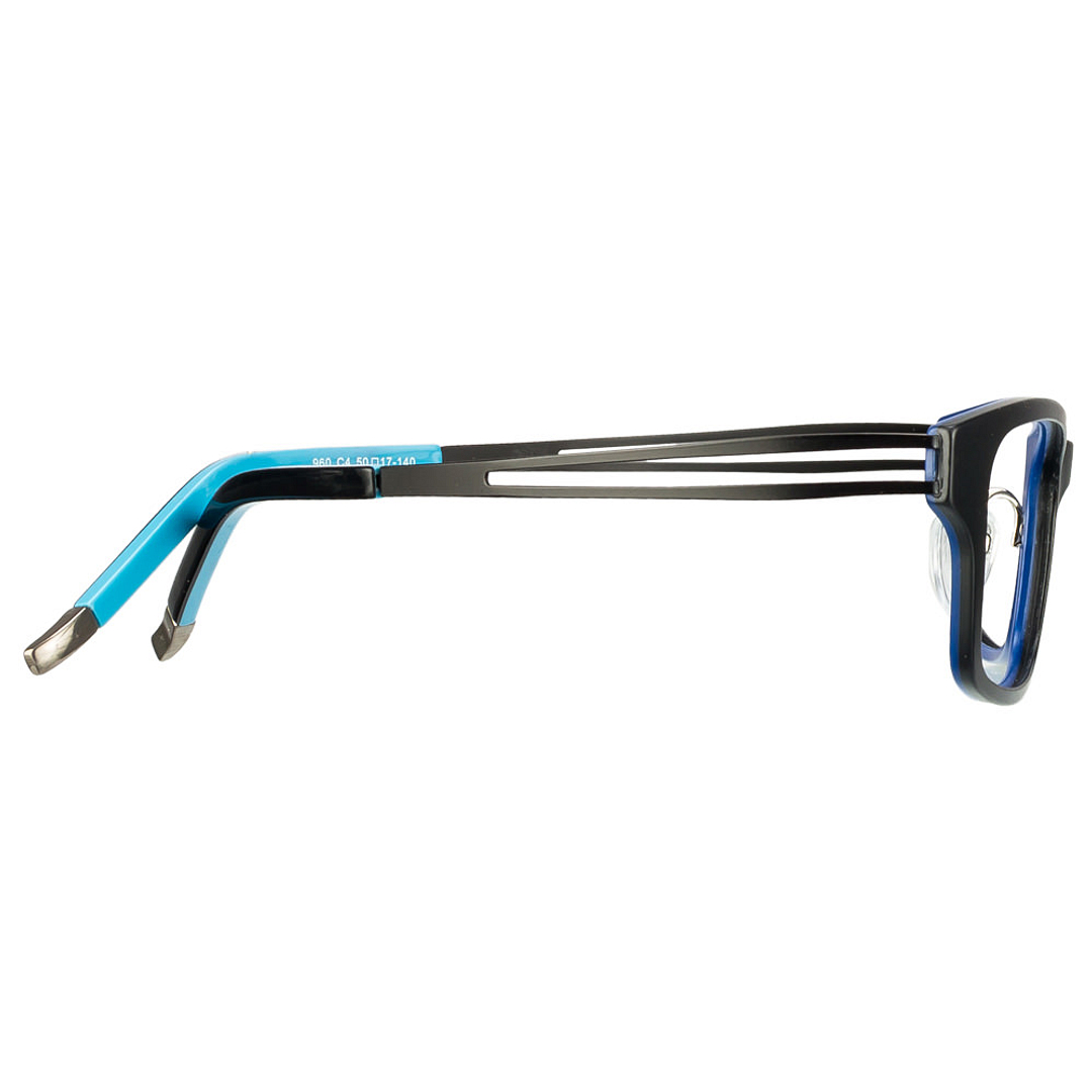 IDEE Black Full Rim Rectangle right side