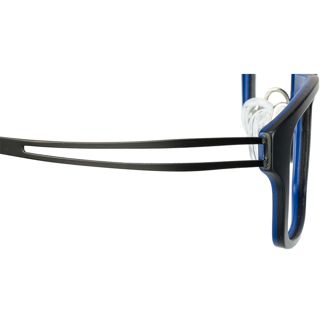 IDEE Black Full Rim Rectangle left side