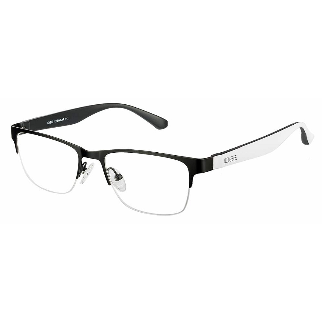 BRANDED Black Half Rim Rectangle left side