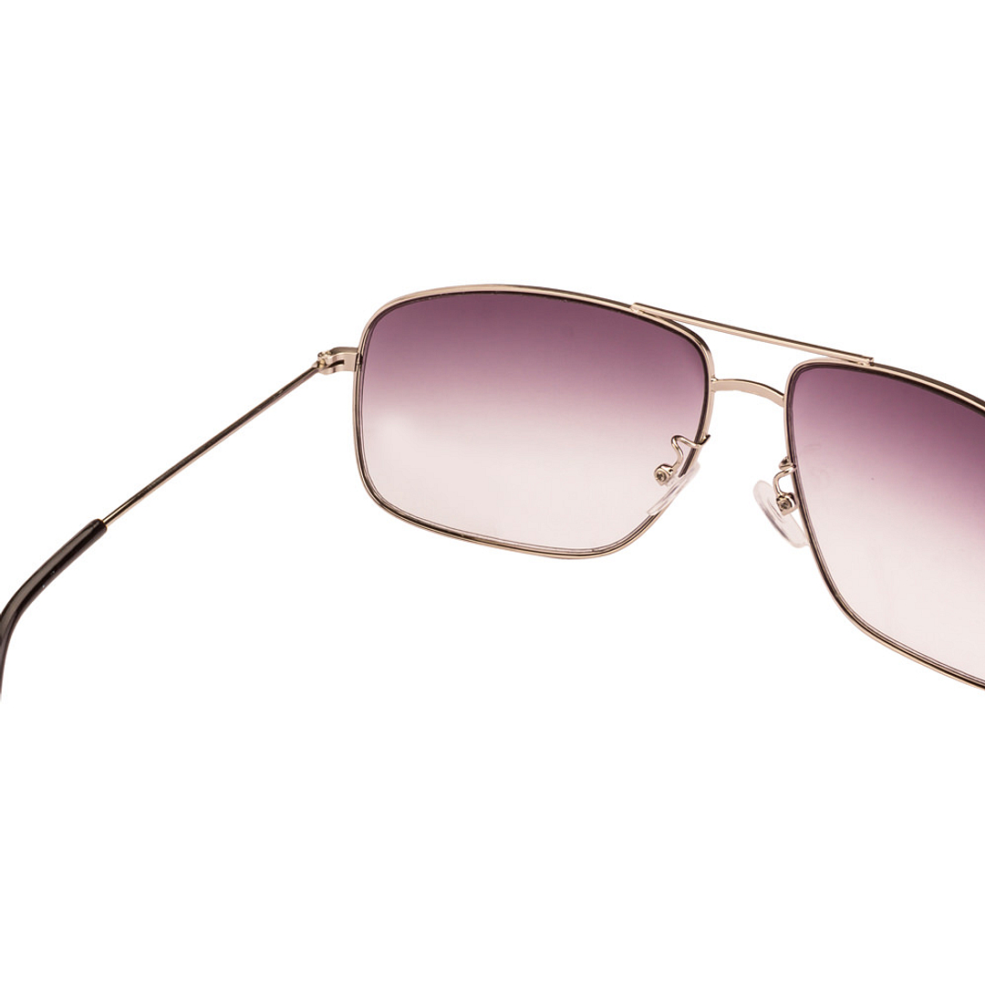 Mask Silver Full Rim Rectangle right side