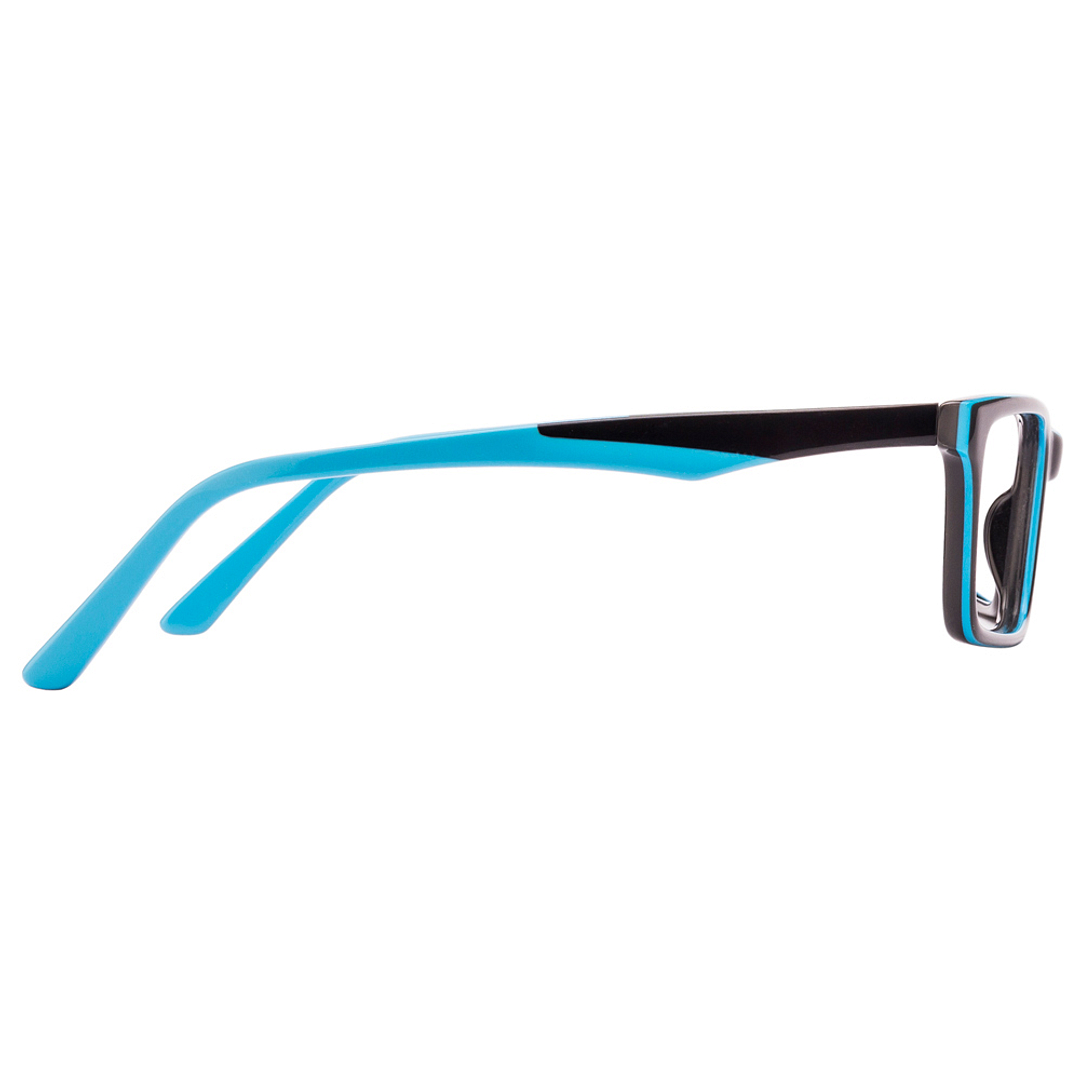 Vincent Chase Online Sky Blue Full Rim Rectangle left side