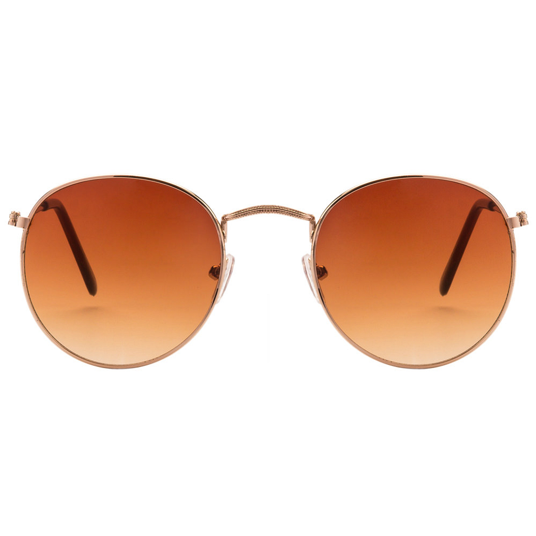 BRANDED Gold Full Rim Round left side