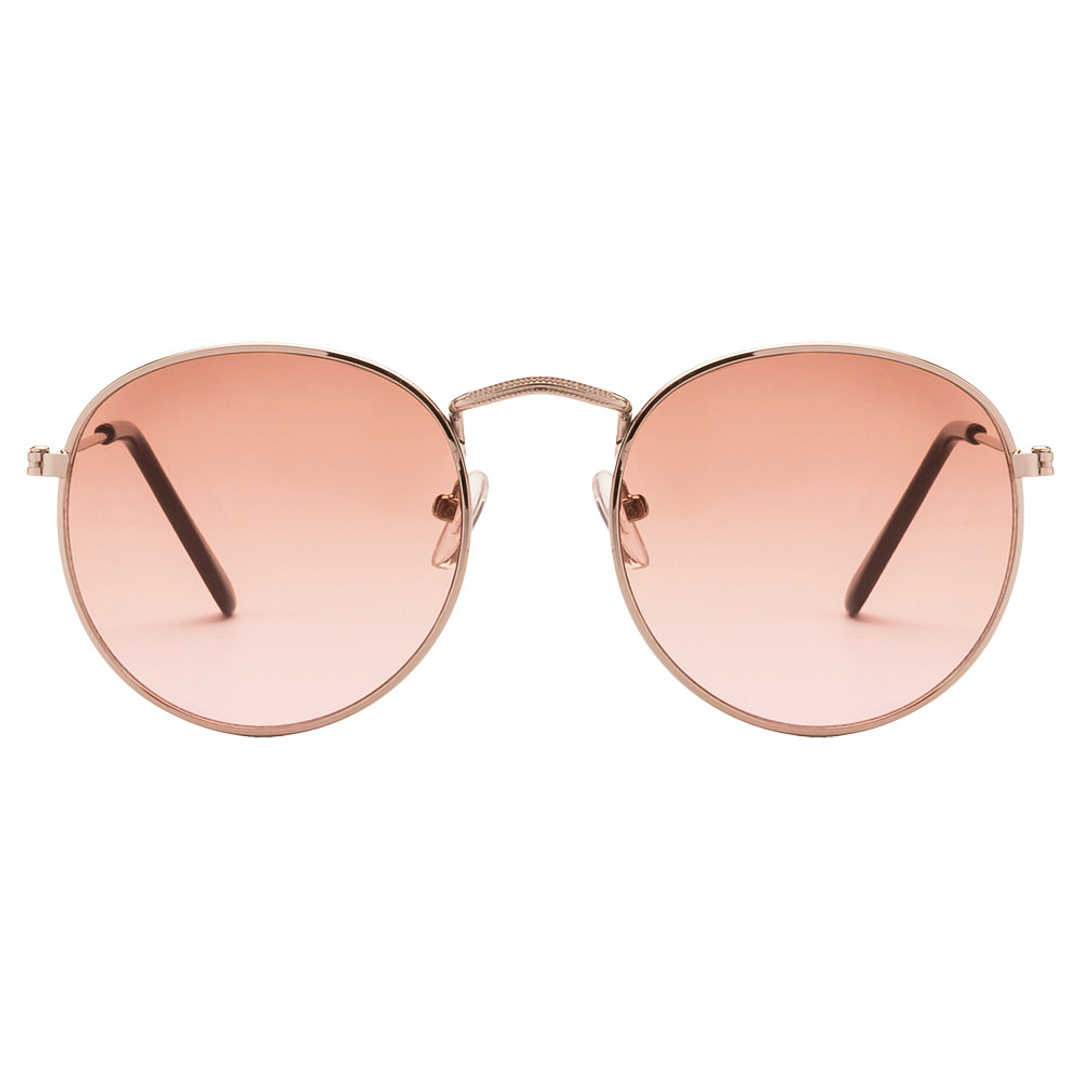 BRANDED Gold Full Rim Round left side