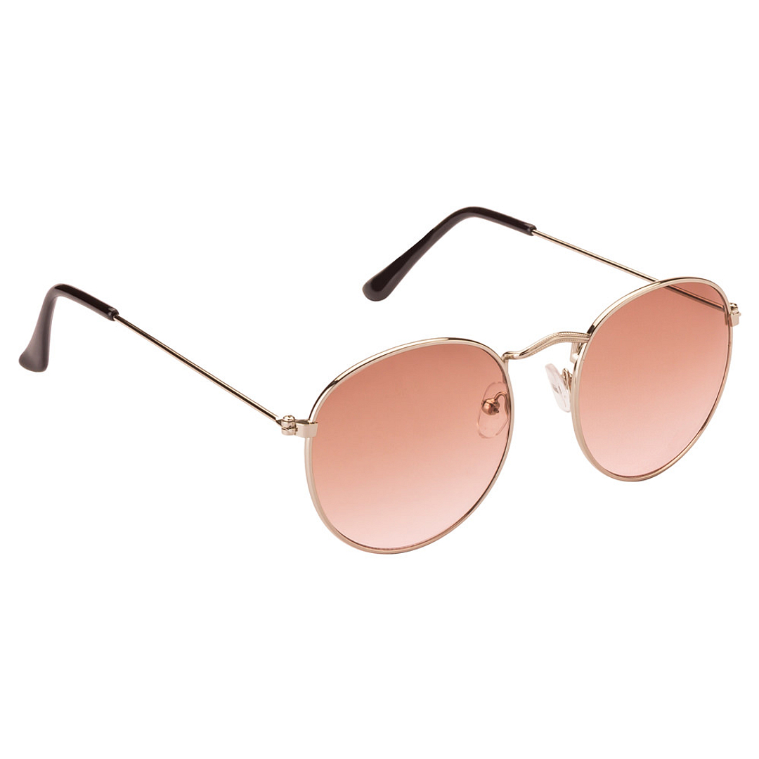 BRANDED Gold Full Rim Round left side