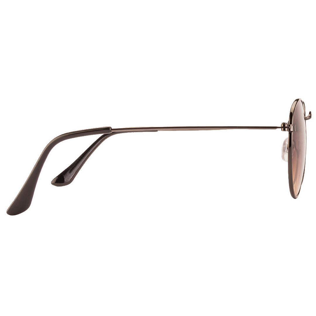 BRANDED Mid Gunmetal Full Rim Round right side