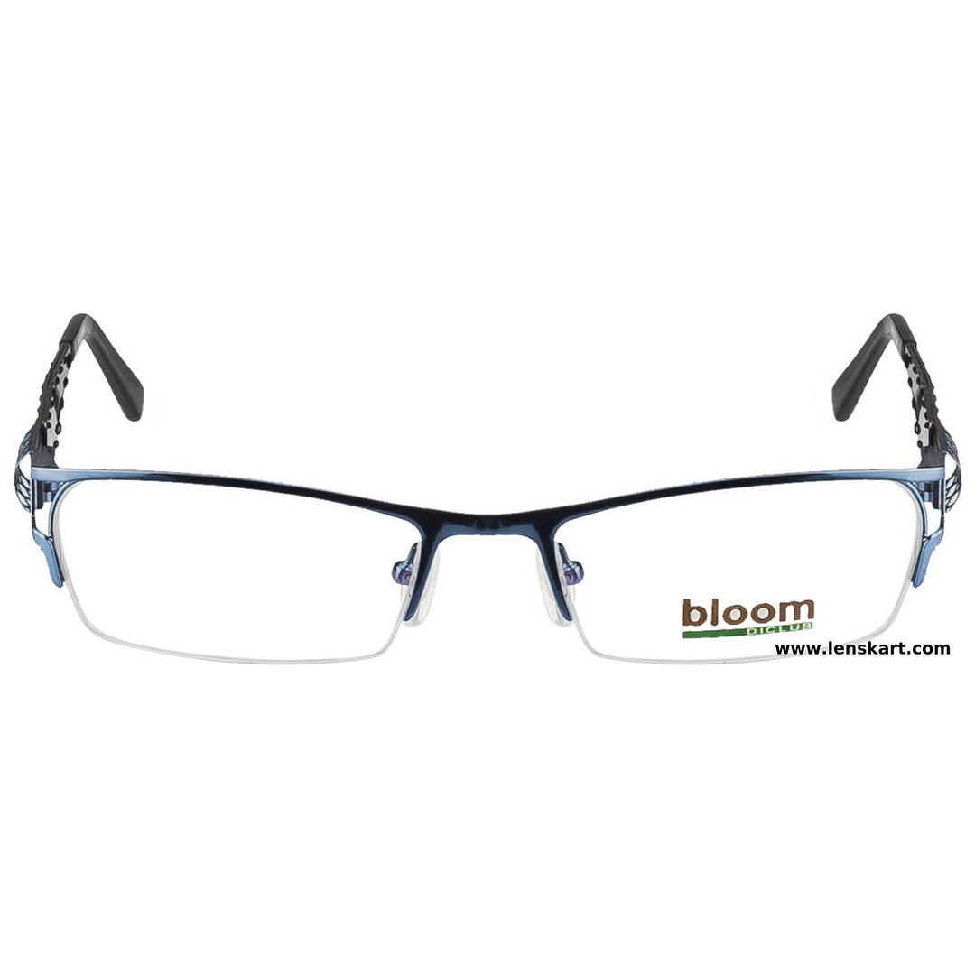 BRANDED Sky Blue Half Rim right side