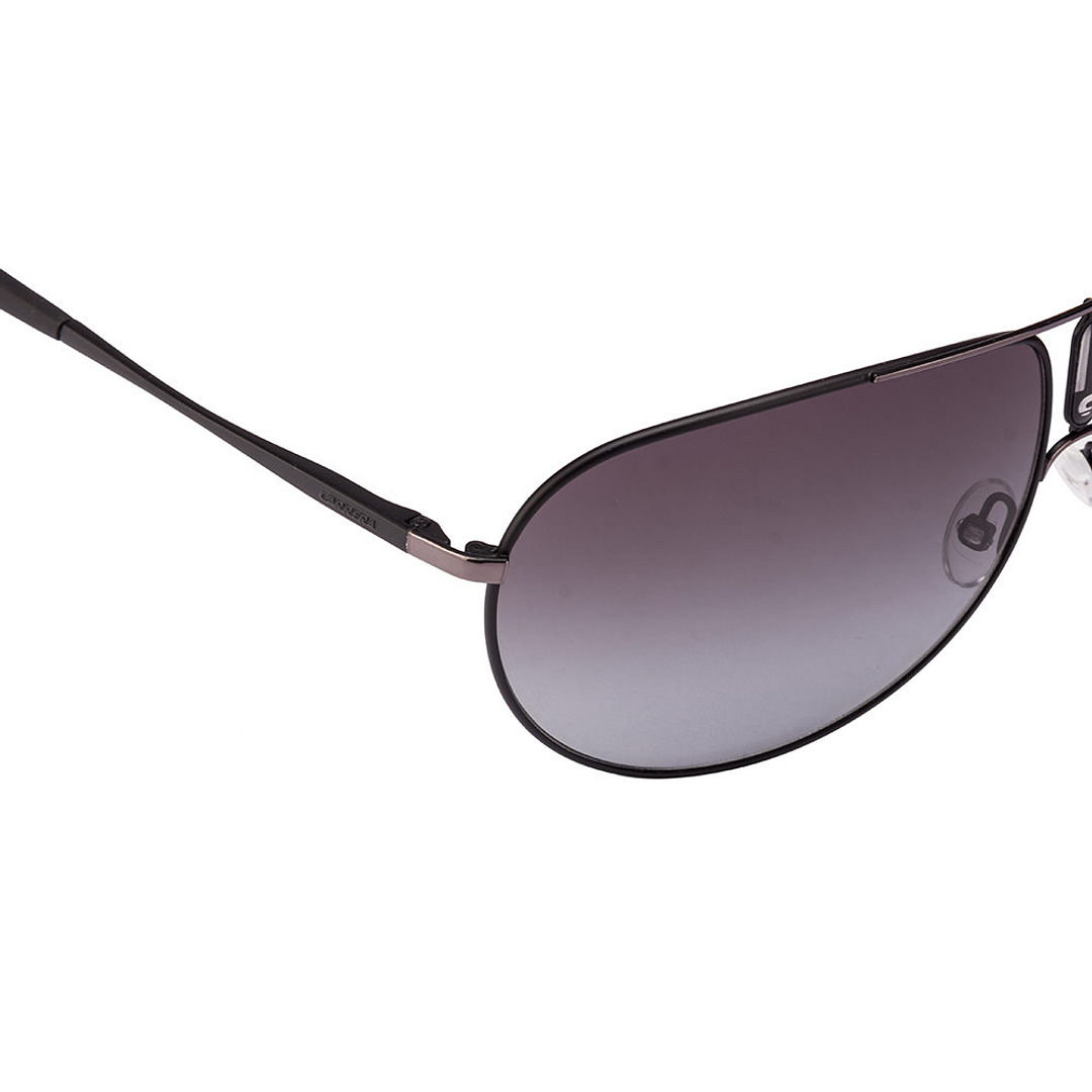 BRANDED Black Full Rim Aviator left side