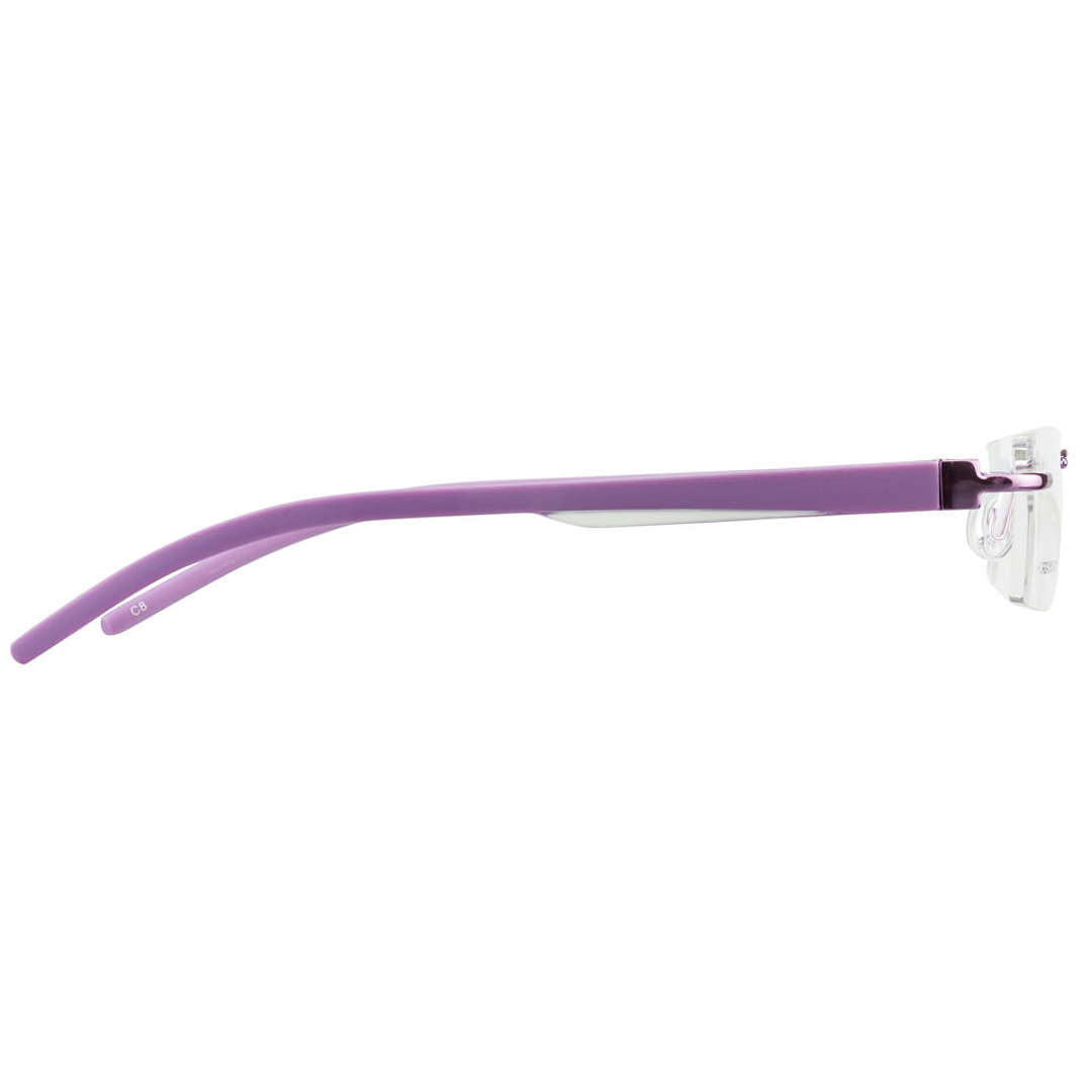 Lenskart Air Online Purple Rimless Rectangle right side