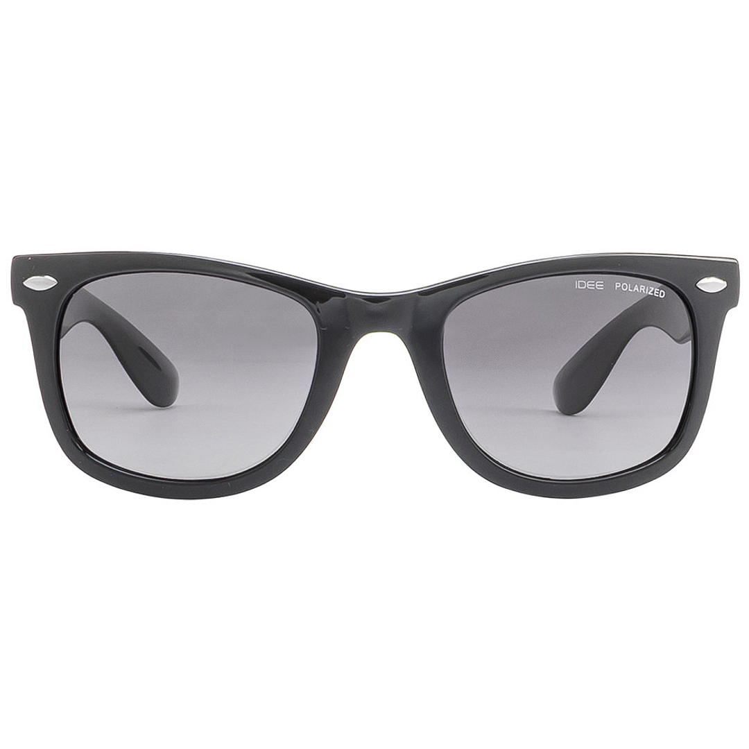 BRANDED Black Full Rim Square left side