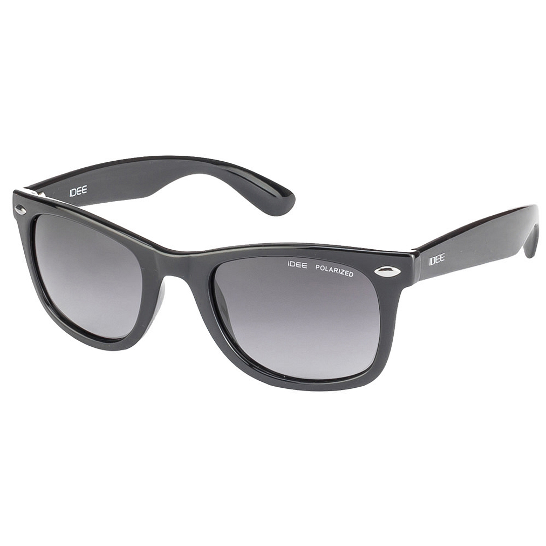 BRANDED Black Full Rim Square left side