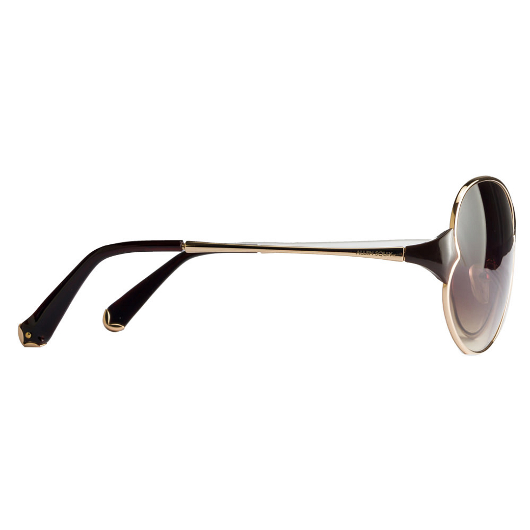 BRANDED Gold Full Rim Oval right side