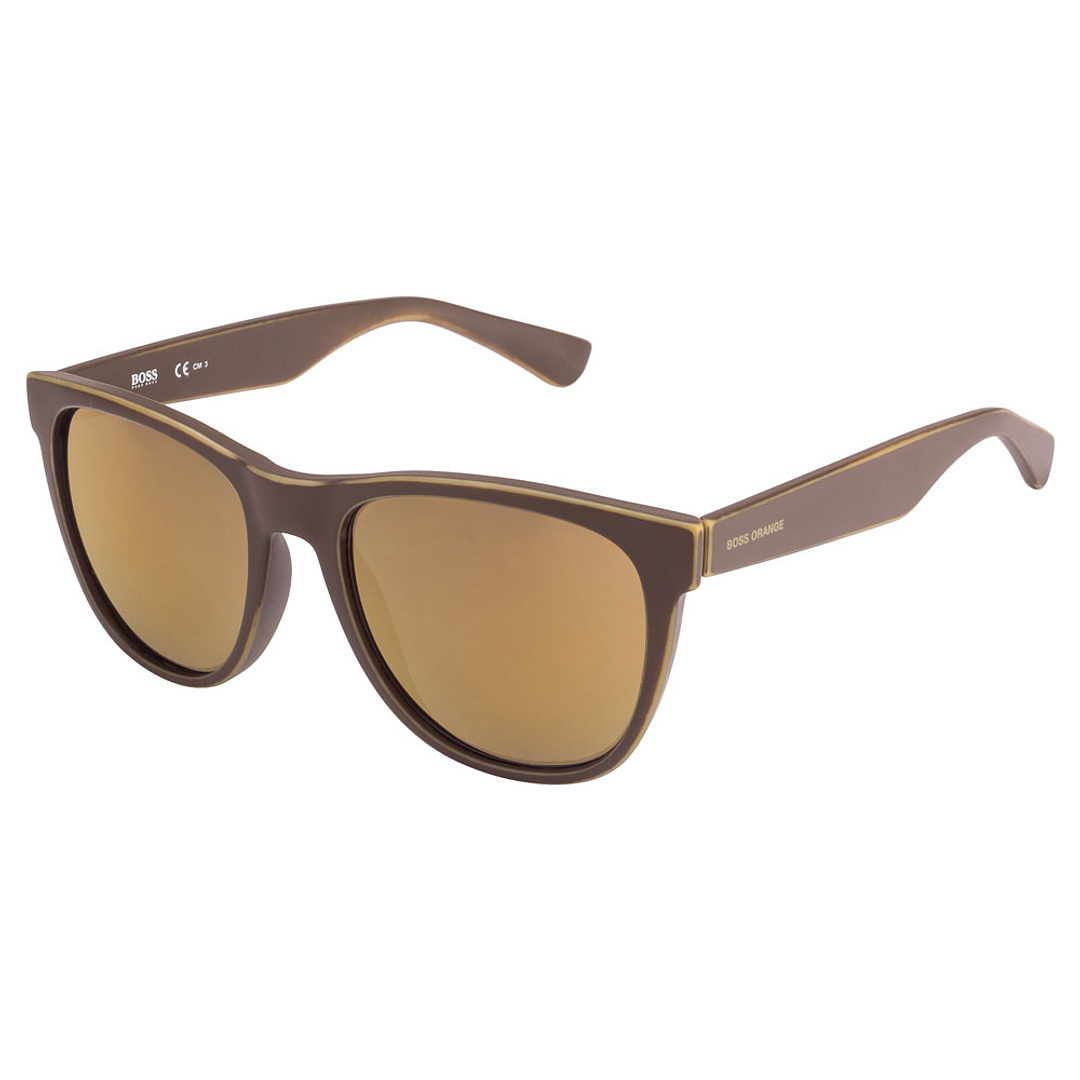 Buy Boss Orange Bo 0198 S Matte Brown Brown Reflector Mirror 9En