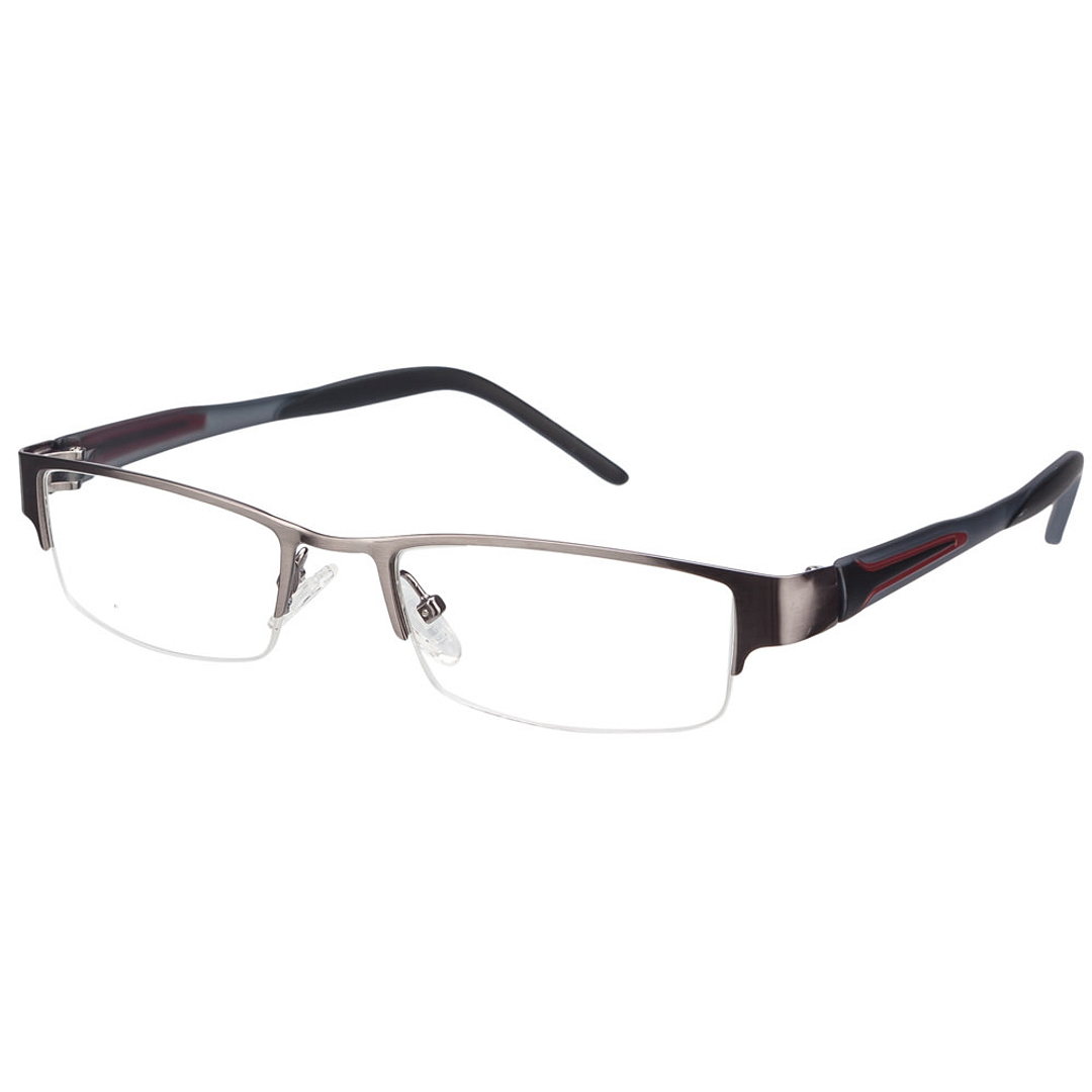 Vincent Chase Online Gray Transparent Half Rim Rectangle right side