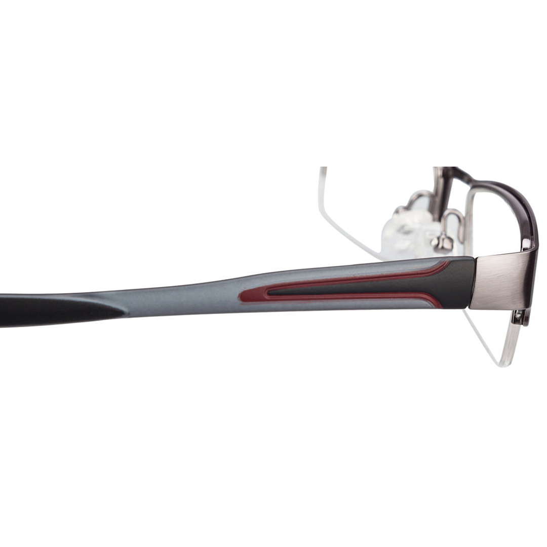 Vincent Chase Online Gray Transparent Half Rim Rectangle right side