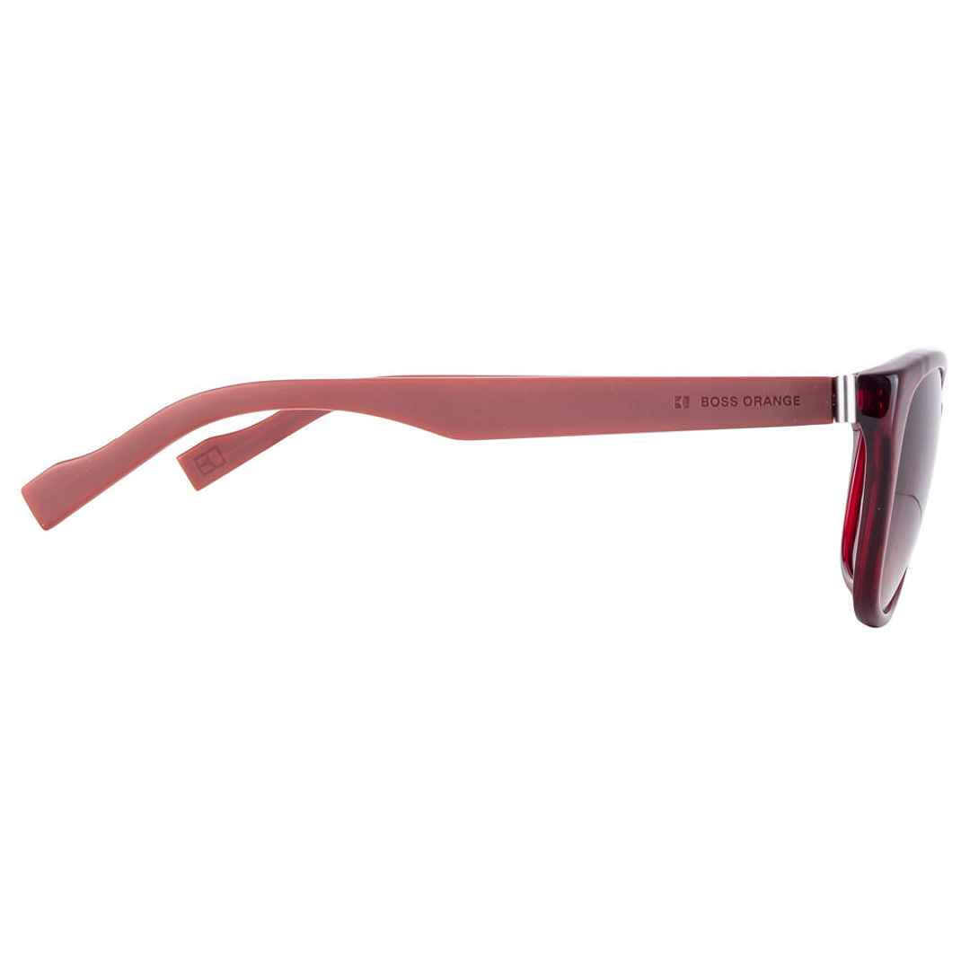 BRANDED Red Full Rim Square left side