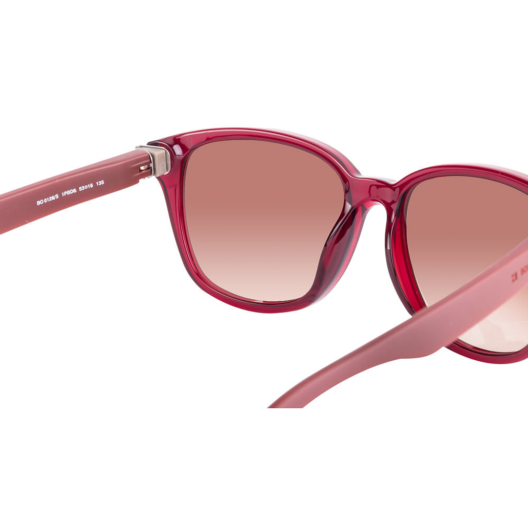 BRANDED Red Full Rim Square left side
