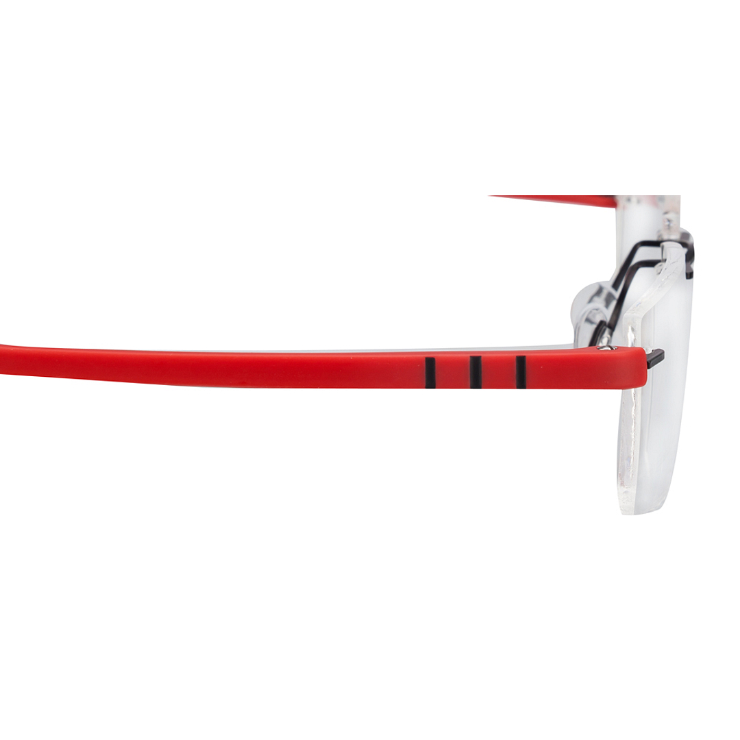 Lenskart Air Online Red Rimless Rectangle right side