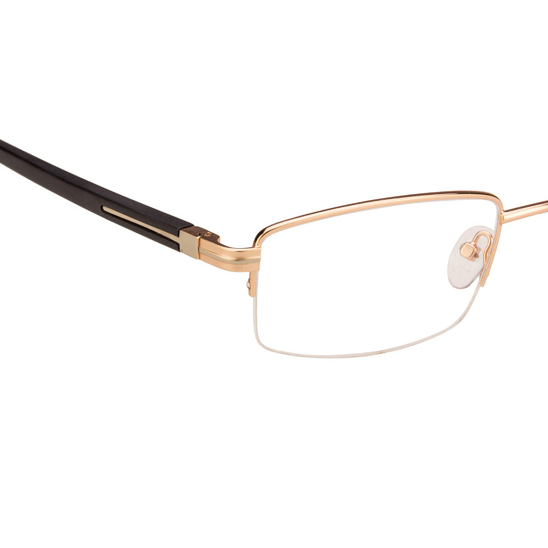 Vincent Chase Online Gold Half Rim Rectangle left side