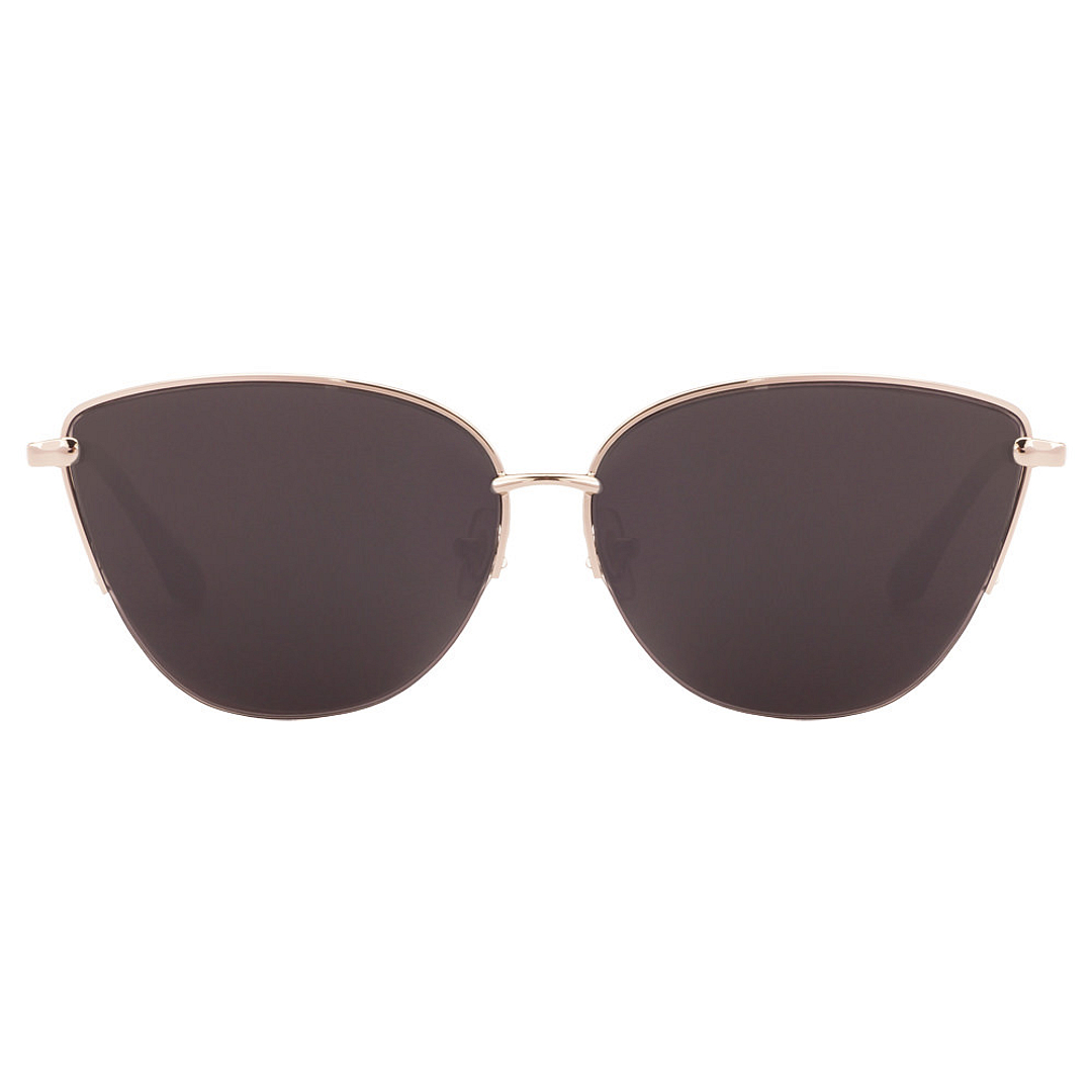 Vincent Chase Online Silver Half Rim Cat Eye left side