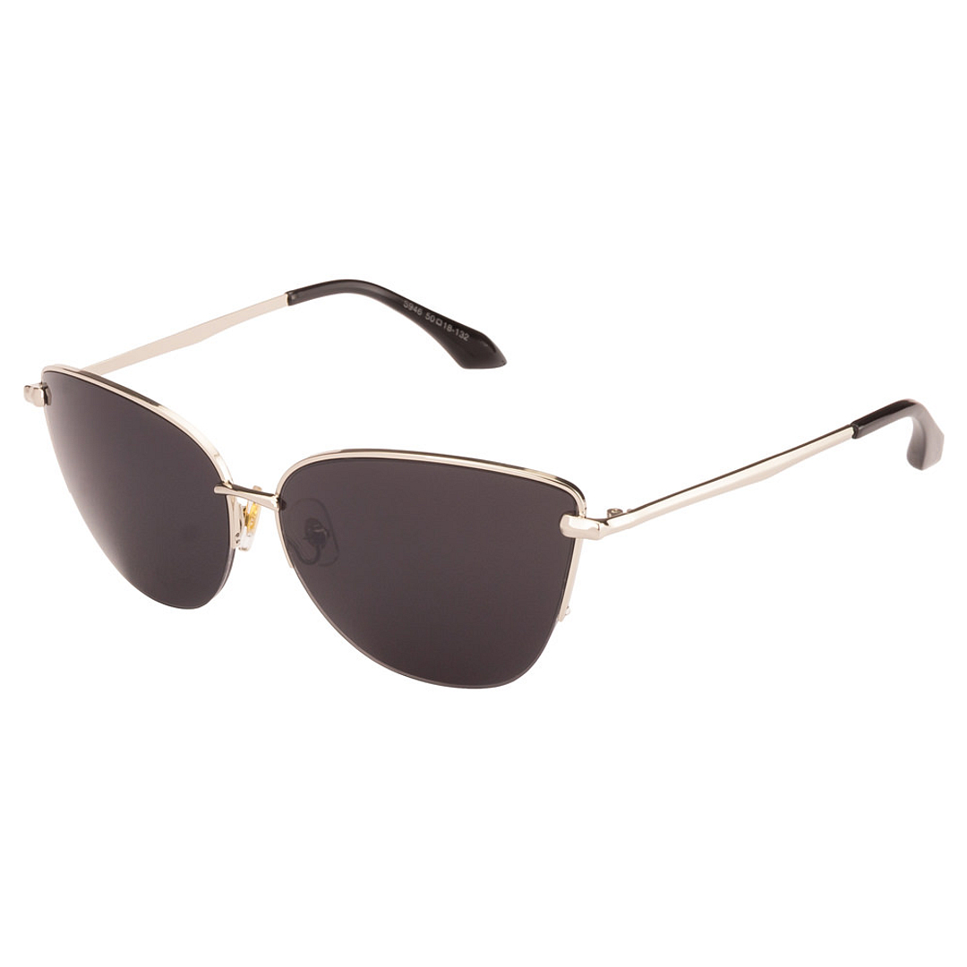 Vincent Chase Online Silver Half Rim Cat Eye left side