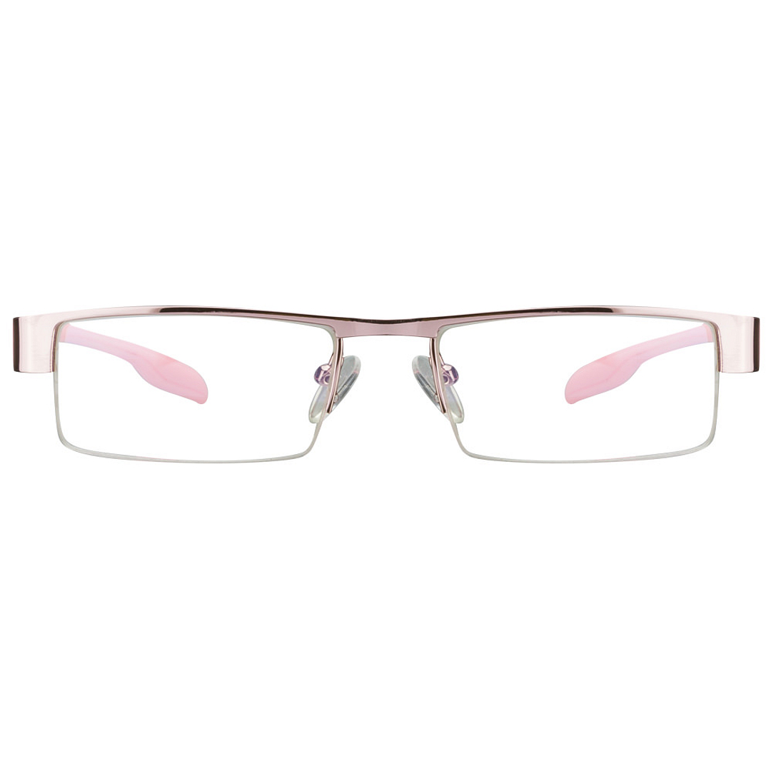 Lenskart Lenskart TOI Special: Pink Half Rim Rectangle Lenskart TOI Special OTHERS VC T 2416- left side