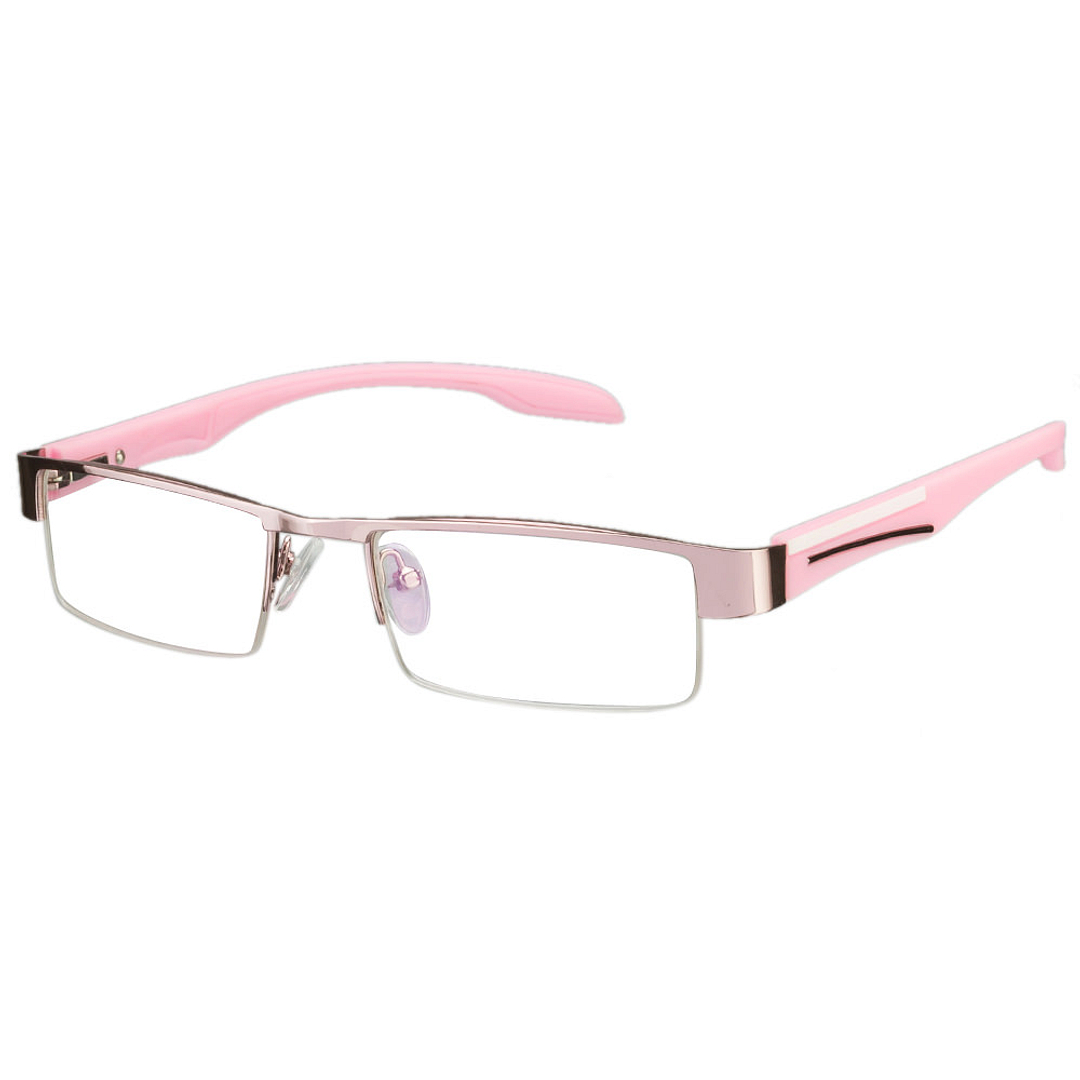 Lenskart Lenskart TOI Special: Pink Half Rim Rectangle Lenskart TOI Special OTHERS VC T 2416- left side