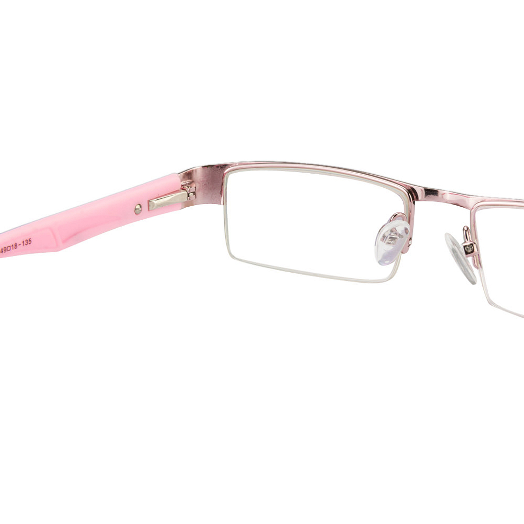 Lenskart Lenskart TOI Special: Pink Half Rim Rectangle Lenskart TOI Special OTHERS VC T 2416- left side