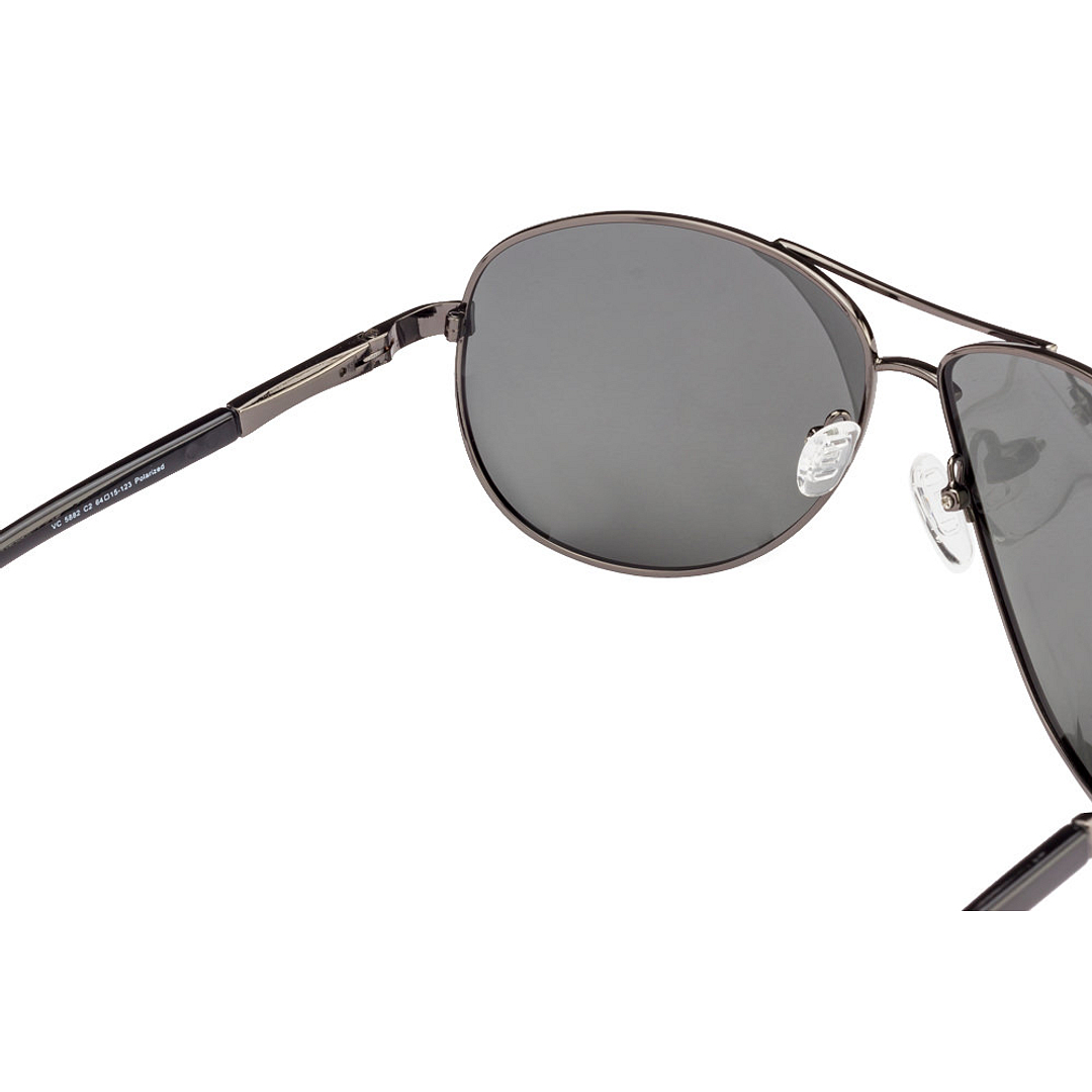 Vincent Chase Online Gunmetal Full Rim Aviator left side