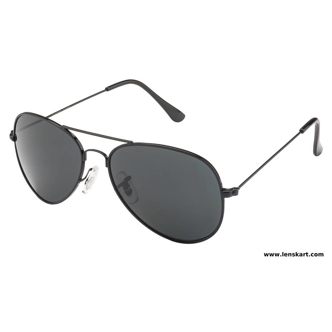 Vincent Chase Online Black Full Rim Aviator left side