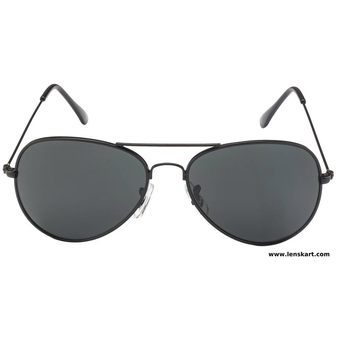 Vincent Chase Online Black Full Rim Aviator left side