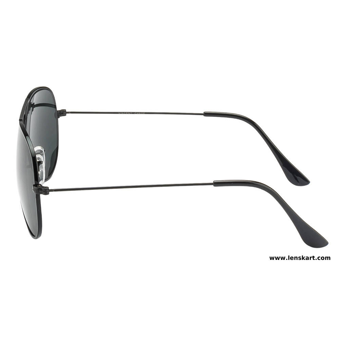 Vincent Chase Online Black Full Rim Aviator left side