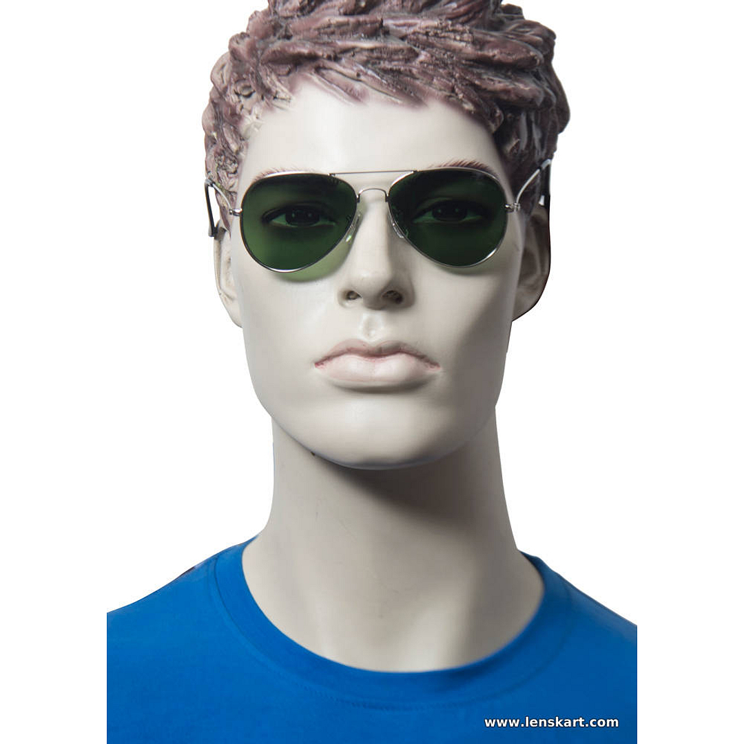 Vincent Chase Online Silver Full Rim Aviator right side