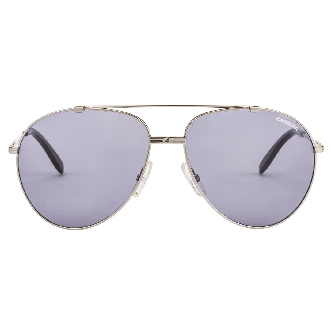 BRANDED Silver Full Rim Aviator left side