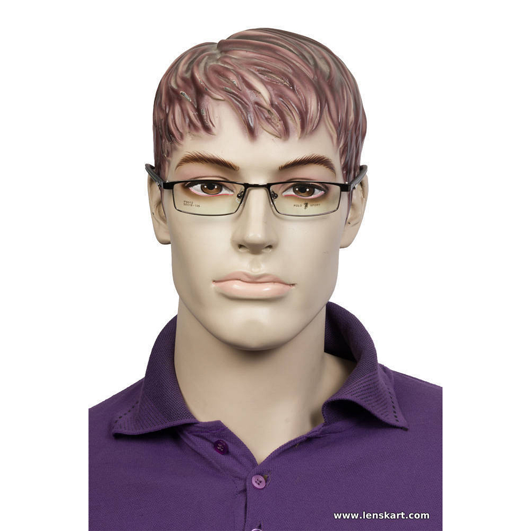 Vincent Chase Online Mid Gunmetal Full Rim Rectangle right side