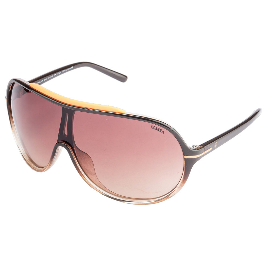 BRANDED Light Brown Full Rim Aviator right side