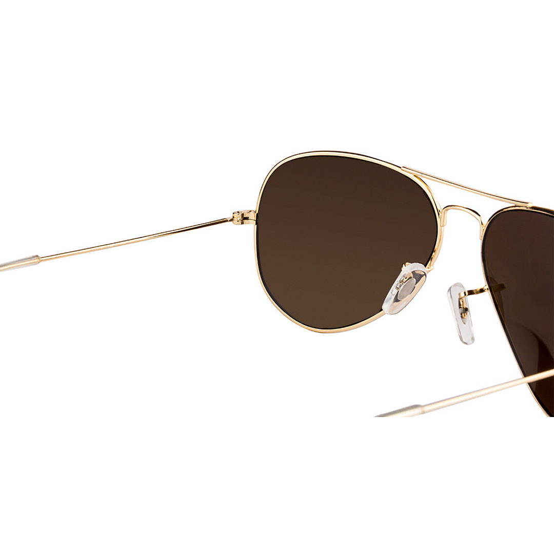 Vincent Chase Online Gold Full Rim Aviator left side