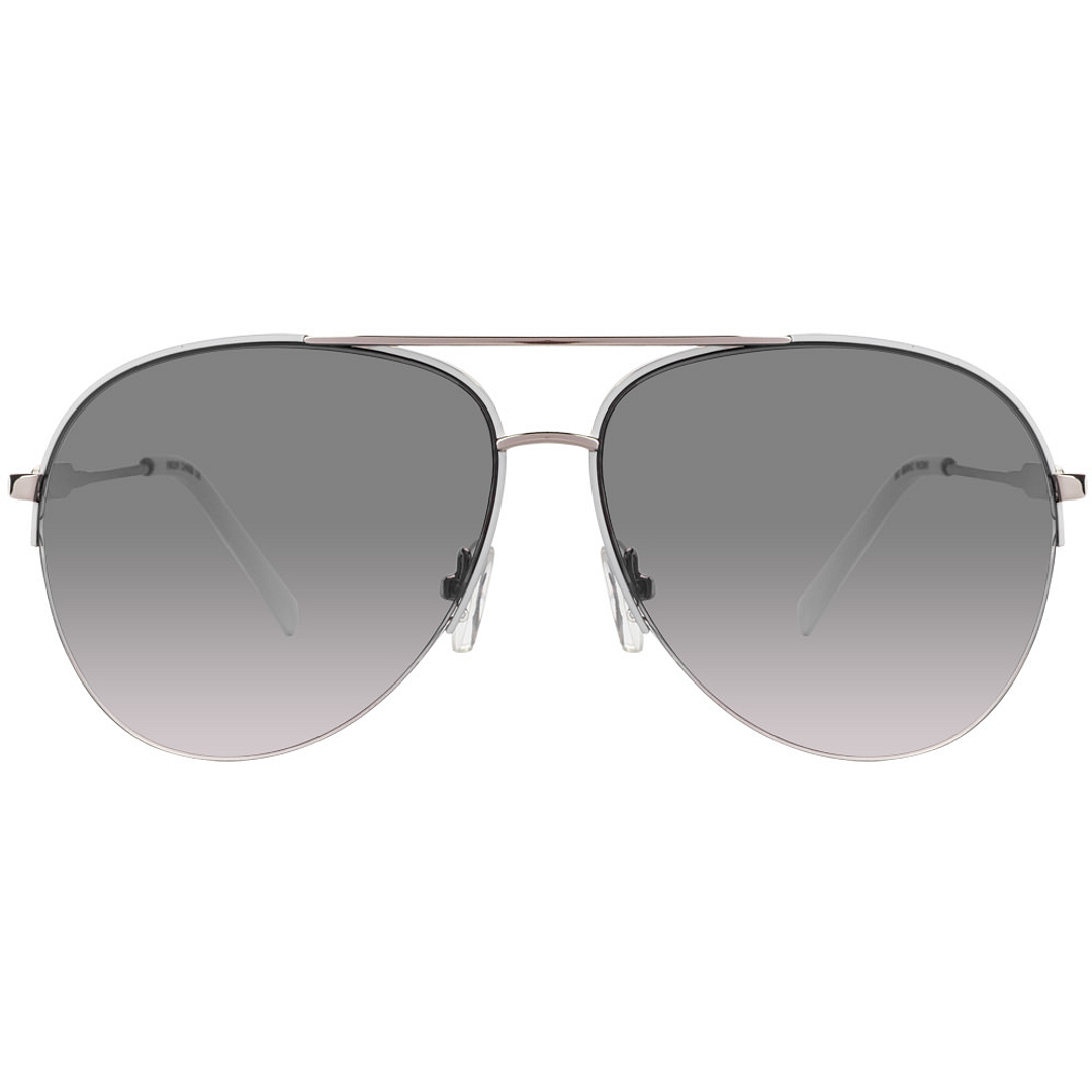 Vincent Chase Online Silver Half Rim Aviator left side